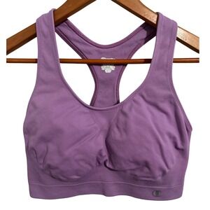 Champion Purple Double Dry Racer Back Sports Bra Women's Size‎ Large